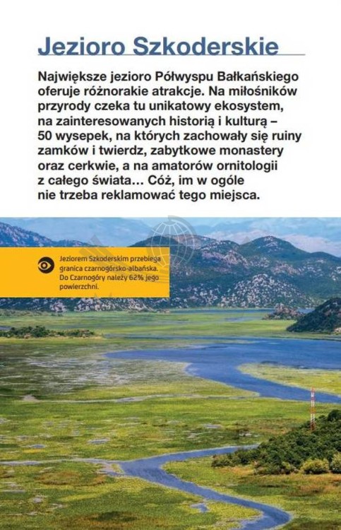 Czarnogóra. Przewodnik travel&style wydawnictwa Bezdroża. Przykładowa strona 1