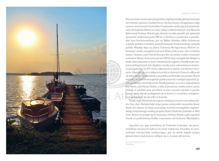 Warmia i Mazury. Przewodnik Slow wydawnictwa SBM. Przykładowe strony 3