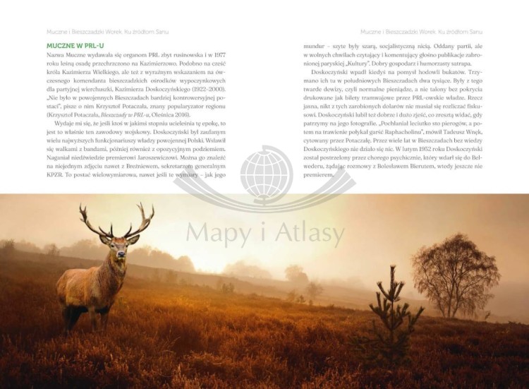 Bieszczady. Przewodnik Slow wydawnictwa SBM. Przykładowe strony 2