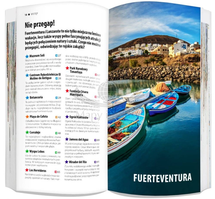 Fuerteventura. Przewodnik light + laminowana mapa wydawnictwa ExpressMap. Przykładowe strony 1