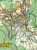 Karkonosze i Góry Izerskie 1:50 000. Laminowana mapa turystyczna wydawnictwa Galileos. Plan miasta Świeradów-Zdrój - fragment