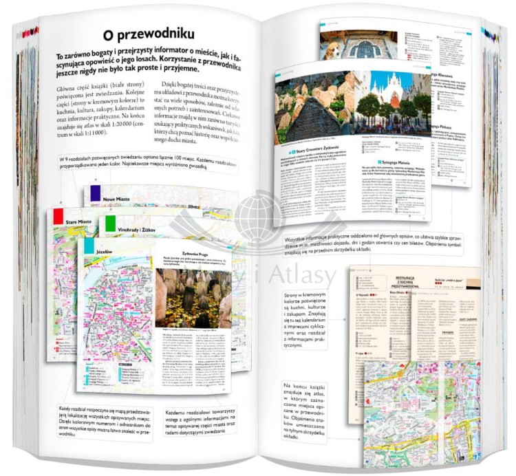 Praga 3 w 1. Przewodnik, atlas i laminowana mapa wydawnictwa ExpressMap. Informacje o przewodniku