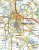 Ponidzie 1: 75 000. Szlak kajakowy Nidy. Mapa turystyczna wydawnictwa Compass. Fragment 1