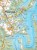 Jezioro Solińskie, Myczkowieckie i okolice. Mapa turystyczna wydawnictwa Compass. Fragment 1