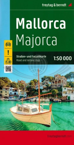Majorka 1:50 000. Mapa samochodowo-turystyczna wydawnictwa Freytag & Berndt. Okładka