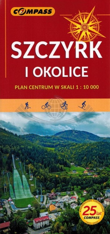 Szczyrk i okolice 1:25 000. Mapa turystyczna wydawnictwa Compass. Okładka