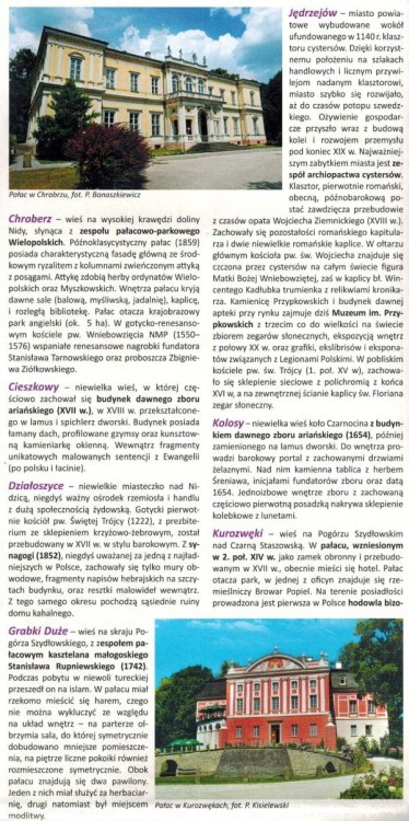 Ponidzie 1:75 000. Szlak kajakowy Nidy. Laminowana mapa turystyczna wydawnictwa Compass. Informator - fragment