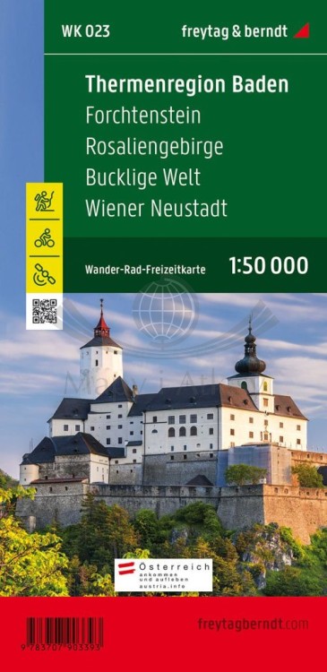 Thermenregion Baden, Forchtenstein, Wiener Neustadt. WK 023 wydawnictwa Freytag & Berndt. Okładka