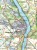 Donauradweg Passau bis Eferding. Mapa turystyczna WK 432 wydawnictwa Freytag & Berndt. Fragment 1