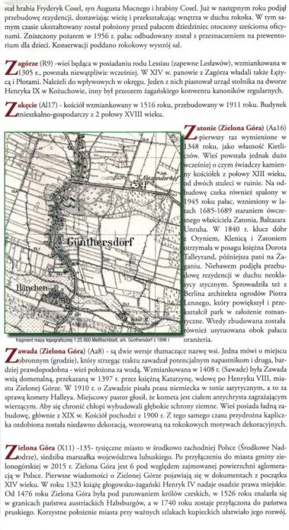 Dookoła Zielonej Góry 1:50 000. Mapa turystyczna wydawnictwa Sygnatura. Informator 2