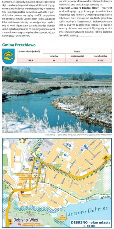 Powiat człuchowski 1:75 000. Mapa turystyczna wydawnictwa Compass. Informator 1