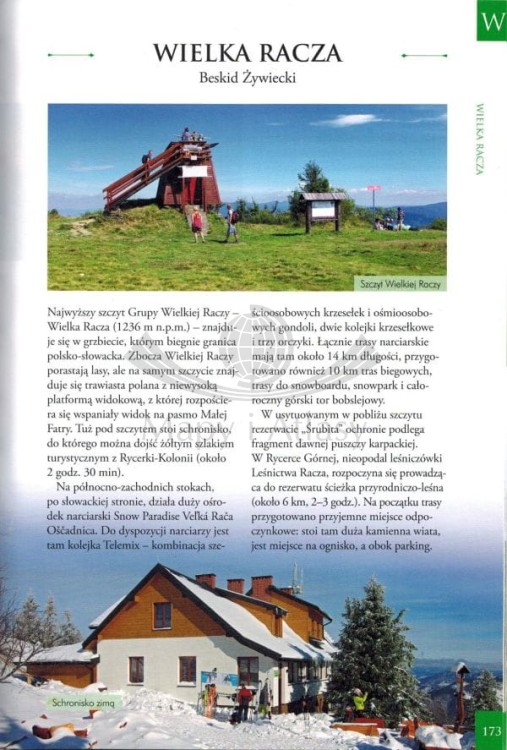 Beskidy: Śląski, Żywiecki, Mały. Atlas turystyczny wydawnictwa SBM. Przykładowa strona 4