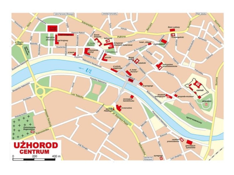 Zakarpacie. Przewodnik wydawnictwa Rewasz. Centrum Użhorod