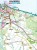 Wybrzeże: Kołobrzeg - Koszalin - Ustka. Mapa turystyczna tras rowerowych. Nie tylko Green Velo wydawnictwa Euro Pilot. Fragment 1