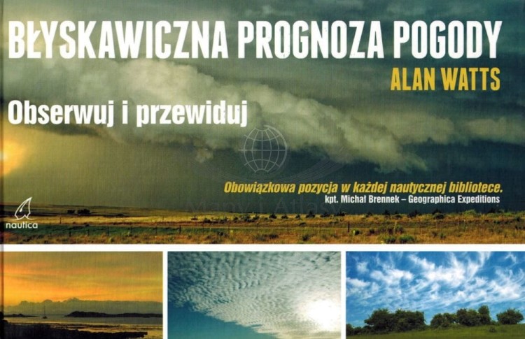 Błyskawiczna prognoza pogody. Poradnik wydawnictwa Nautica. Okładka