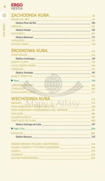 Kuba. Przewodnik travelbook wydawnictwa Bezdroża. Spis treści 2