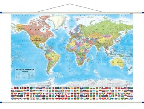 Świat 1:42 000 000. Mapa polityczna wydawnictwa ArtGlob