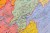 Niemcy 1:1 000 000. Mapa ścienna administracyjna. Fragment 5