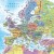 Świat 1:42 000 000. Mapa polityczna w wersji magnetycznej. Fragment Europa