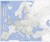 Europa 1:3 500 000. Mapa ścienna polityczno-drogowa z towarowymi korytarzami kolejowymi RFC