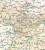 Europa 1:3 500 000. Mapa ścienna polityczno-drogowa z towarowymi korytarzami kolejowymi RFC. Fragment