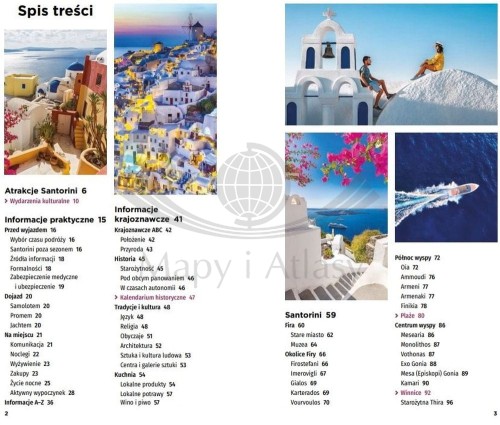 Santorini. Przewodnik travelbook wydawnictwa Bezdroża. Spis treści 1