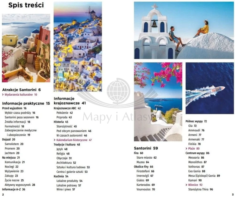 Santorini. Przewodnik travelbook wydawnictwa Bezdroża. Spis treści 1