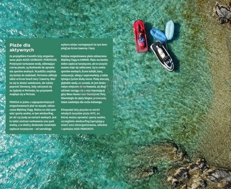 Santorini. Przewodnik travelbook wydawnictwa Bezdroża. Przykładowe strony 2