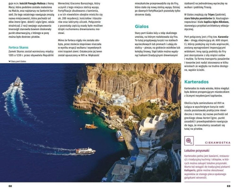 Santorini. Przewodnik travelbook wydawnictwa Bezdroża. Przykładowe strony 4