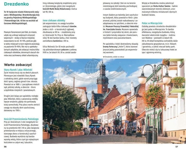 Lubuskie. Gorzów Wielkopolski i Zielona Góra. Przewodnik travelbook wydawnictwa Bezdroża. Przykładowe strony 1