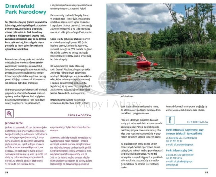 Lubuskie. Gorzów Wielkopolski i Zielona Góra. Przewodnik travelbook wydawnictwa Bezdroża. Przykładowe strony 2