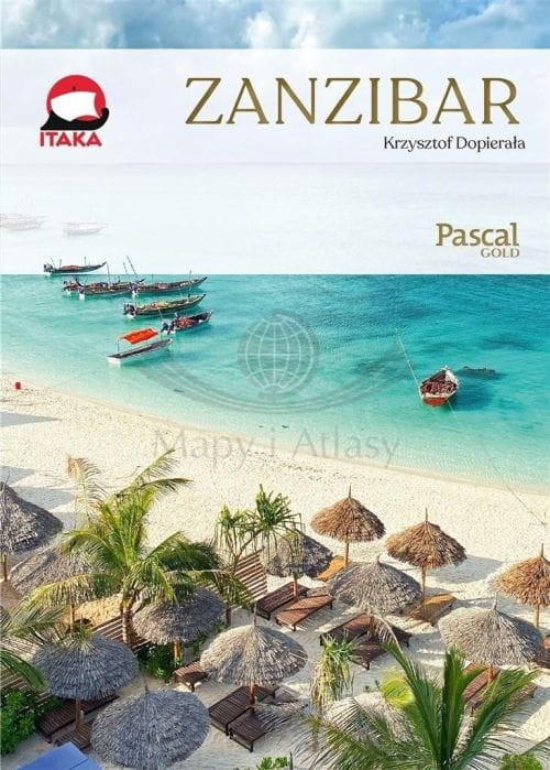 Zanzibar. Przewodnik z mapą. Złota Seria wydawnictwa Pascal GOLD. Okładka