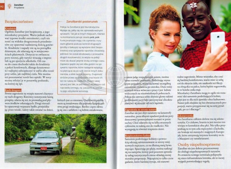 Zanzibar. Przewodnik z mapą. Złota Seria wydawnictwa Pascal GOLD. Przykładowe strony 3