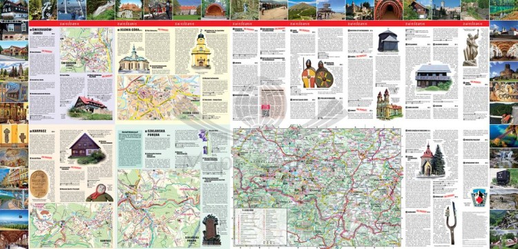4.Karkonosze. Laminowana mapa turystyczna + Miniprzewodnik wydawnictwa ExpressMap. Strona druga