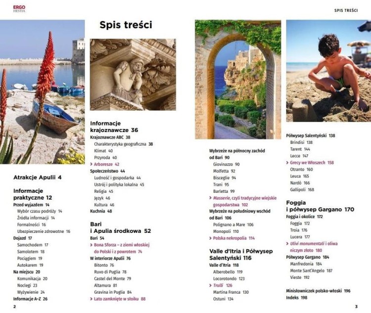 Bari i Apulia. Przewodnik travelbook wydawnictwa Bezdroża. Spis treści