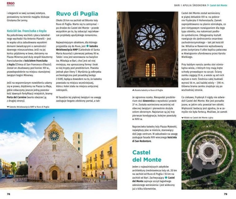 Bari i Apulia. Przewodnik travelbook wydawnictwa Bezdroża. Przykładowe strony 2