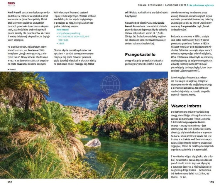 Kreta. Przewodnik travelbook wydawnictwa Bezdroża. Przykładowe strony 4