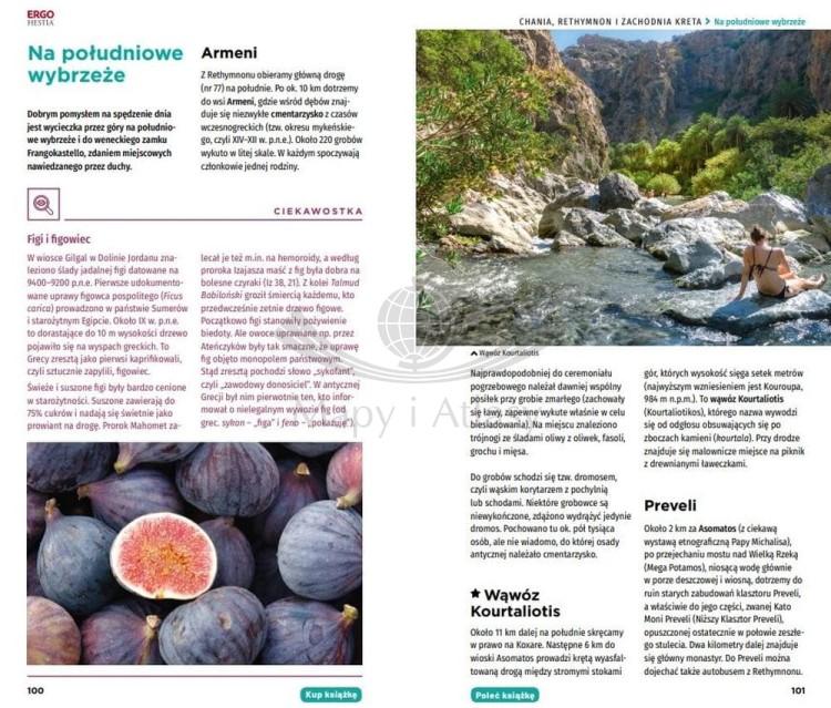 Kreta. Przewodnik travelbook wydawnictwa Bezdroża. Przykładowe strony 3