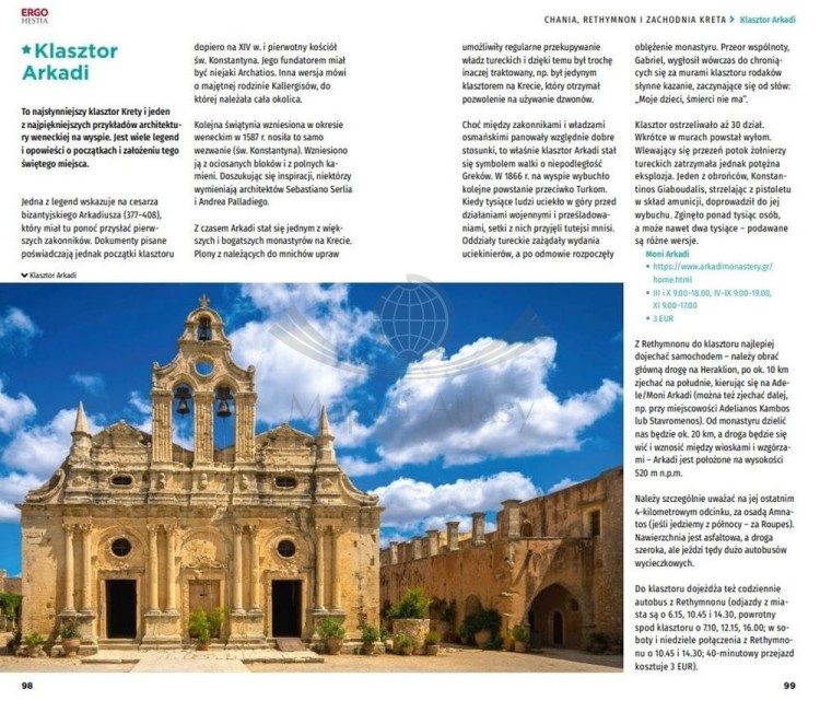 Kreta. Przewodnik travelbook wydawnictwa Bezdroża. Przykładowe strony 2