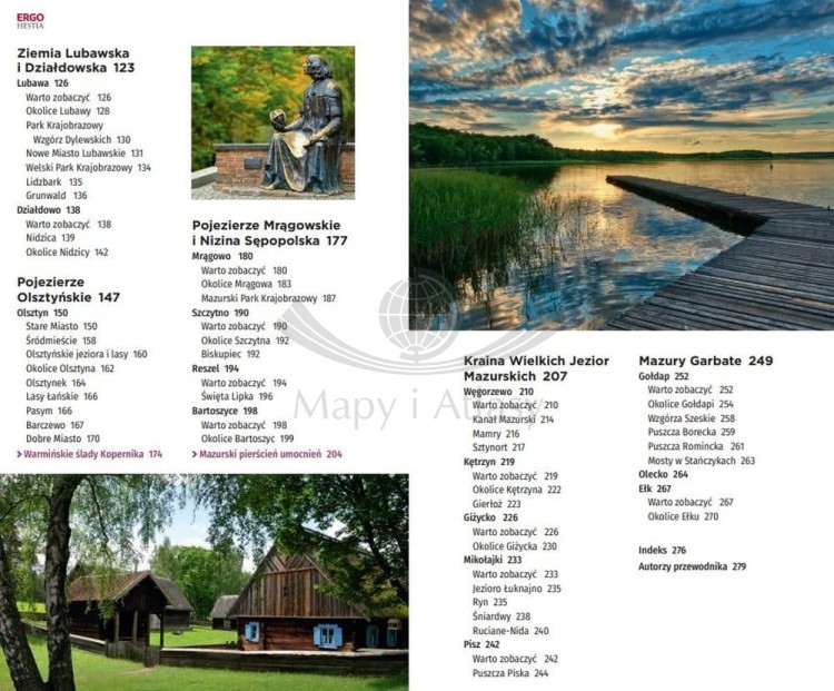 Warmia i Mazury. Przewodnik travelbook wydawnictwa Bezdroża. Spis treści 2