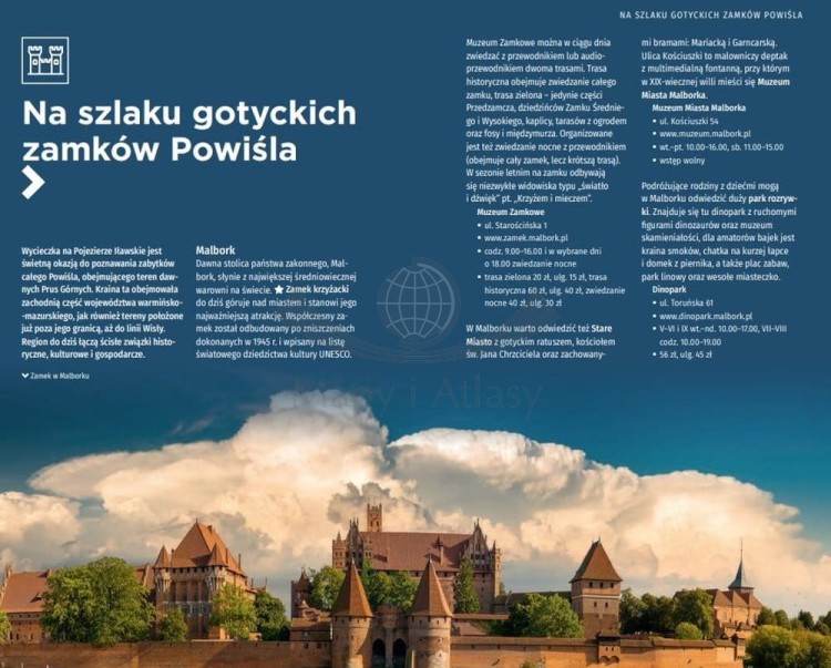 Warmia i Mazury. Przewodnik travelbook wydawnictwa Bezdroża. Przykładowe strony 1