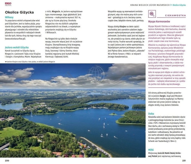 Warmia i Mazury. Przewodnik travelbook wydawnictwa Bezdroża. Przykładowe strony 3