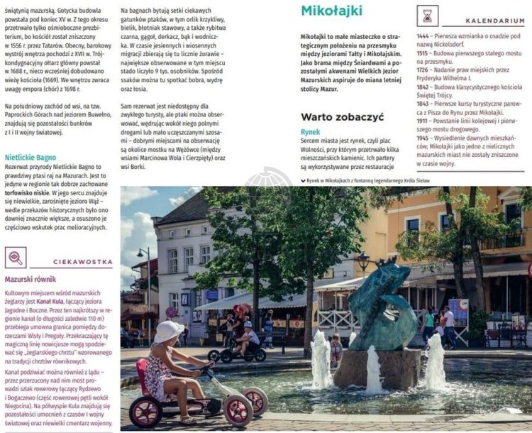 Warmia i Mazury. Przewodnik travelbook wydawnictwa Bezdroża. Przykładowe strony 4
