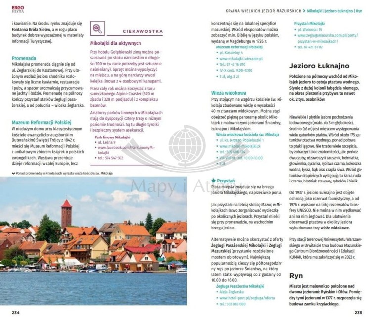 Warmia i Mazury. Przewodnik travelbook wydawnictwa Bezdroża. Przykładowe strony 5