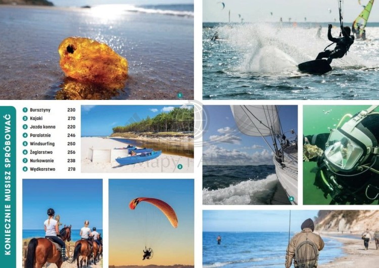 Polskie morze pełne wrażeń. ActiveBook. Przewodnik wydawnictwa Bezdroża. Przykładowe strony 1