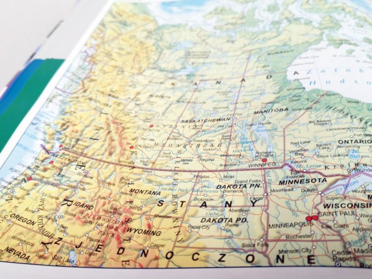 Wielki Atlas Świata wydawnictwa NEO-PILOT. Fragment 7