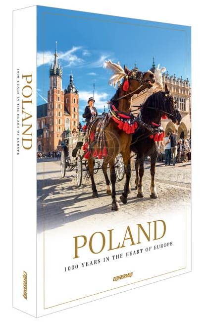 Polska / Poland. 1000 Years in the Heart of Europe. Album wydawnictwa ExpressMap. Okładka
