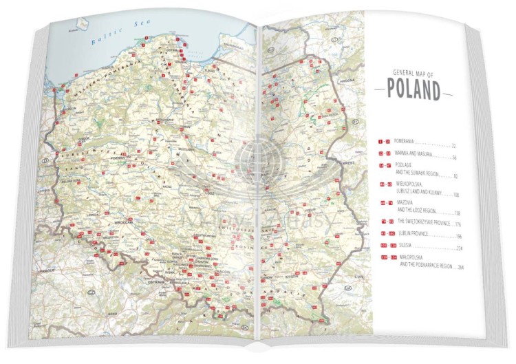Polska / Poland. 1000 Years in the Heart of Europe. Album wydawnictwa ExpressMap. Spis treści