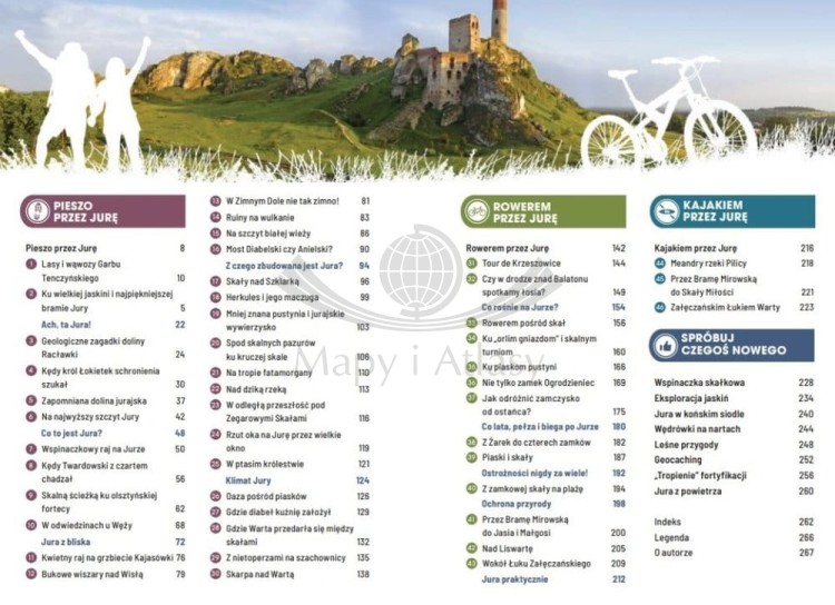 Jura Krakowsko-Częstochowska pełna wrażeń. ActiveBook. Przewodnik wydawnictwa Bezdroża. Spis treści 1