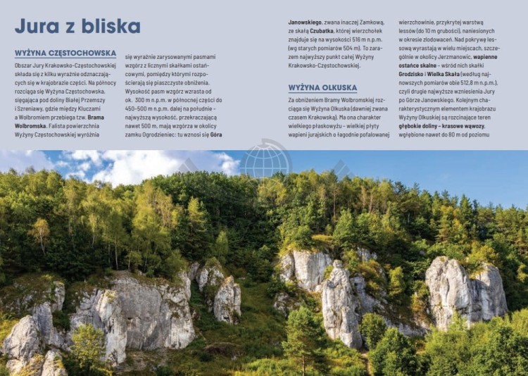 Jura Krakowsko-Częstochowska pełna wrażeń. ActiveBook. Przewodnik wydawnictwa Bezdroża. Przykładowe strony 1